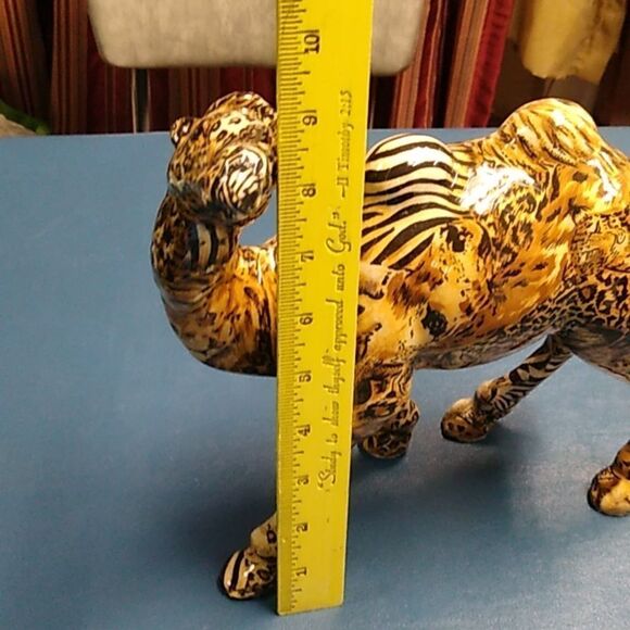 Vintage LaVie Jungle Safari Hand painted Hidden Safari Animals Camel - Picture 7 of 8